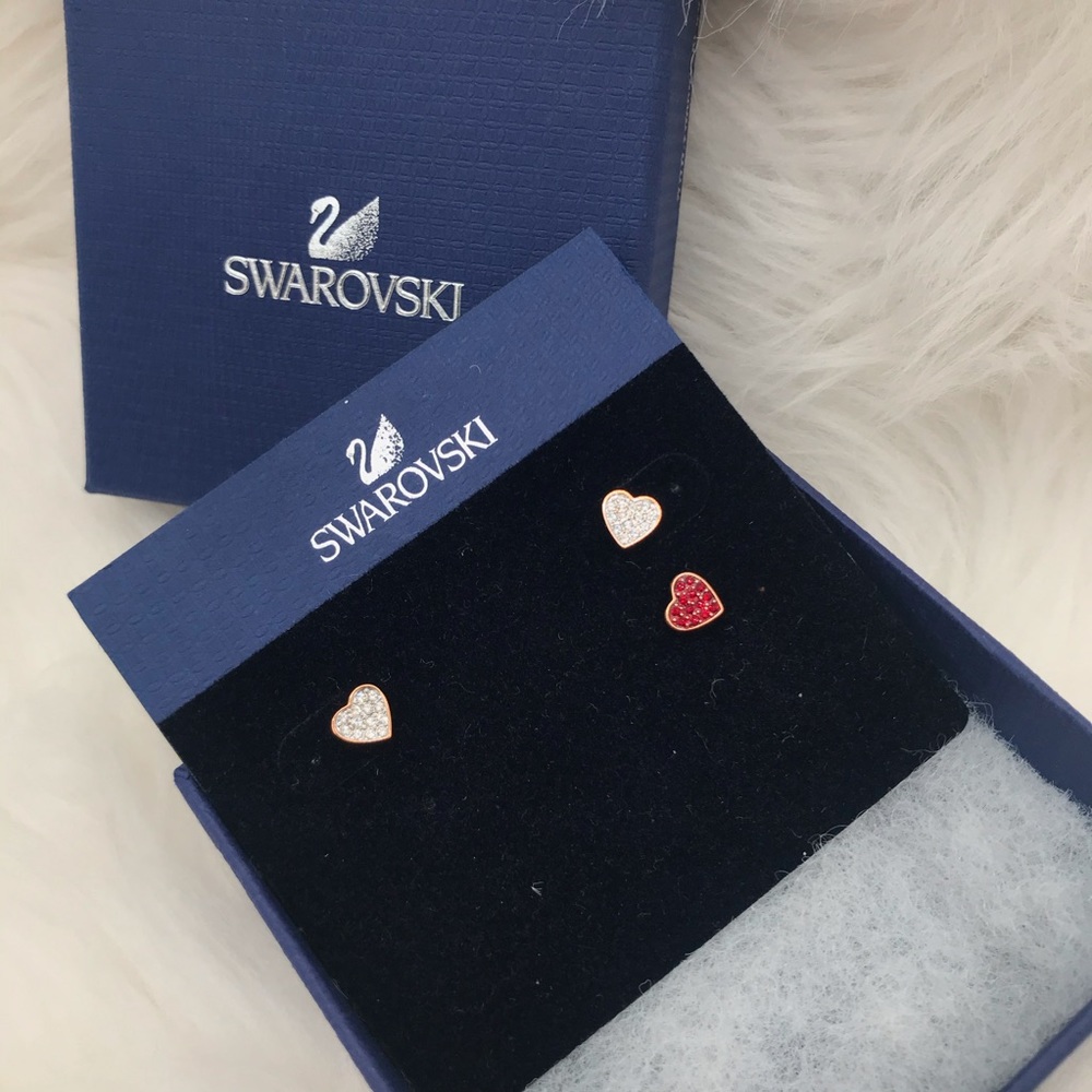 Swarovski Hearts Earring Set- NWT